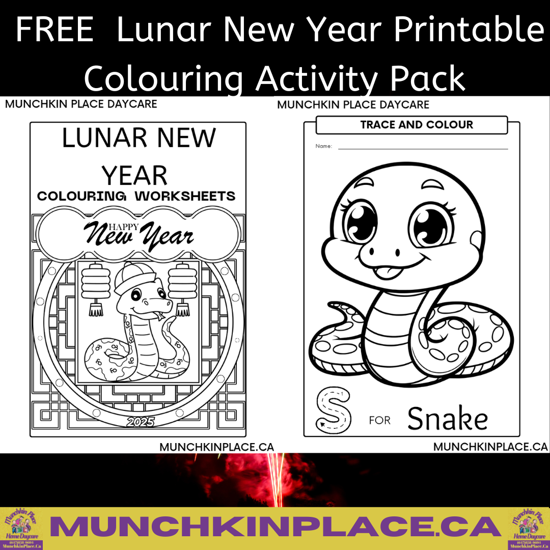 FREE Lunar New Year Colouring Pages and Worksheets