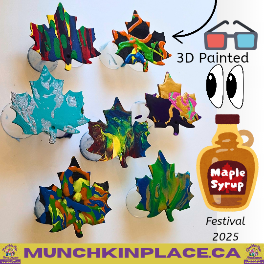 Painted Leaves For The Sunderland Maple Syrup Festival