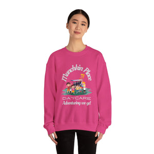 Adventuring We Go Munchkin Place Employee Unisex Heavy Blend™ Crewneck Sweatshirt