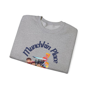 Adventuring We Go Munchkin Place Employee Unisex Heavy Blend™ Crewneck Sweatshirt