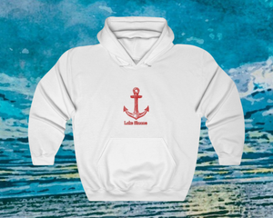 Lake Simcoe Red Anchor Unisex Heavy Blend™ Hooded Sweatshirt