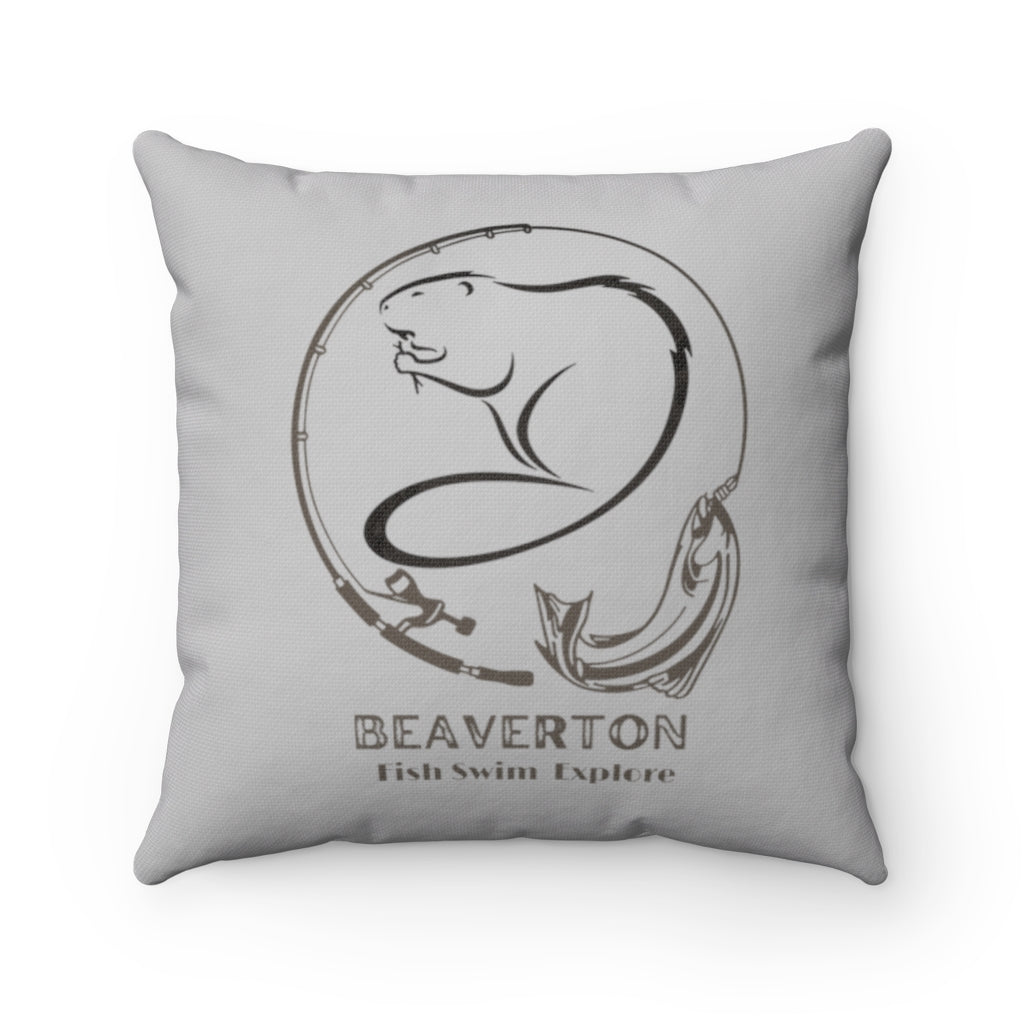 Beaverton Square Pillow in Grey