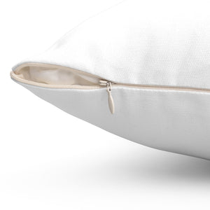 Down By The Bay Sailing Club Square Pillow in White