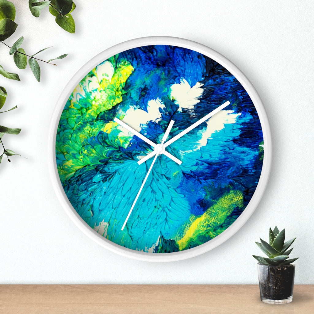 Transcendent Water Lily Wall clock