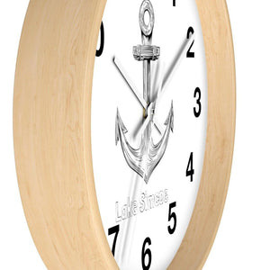 Lake Simcoe Anchor Wall clock - Munchkin Place Shop 