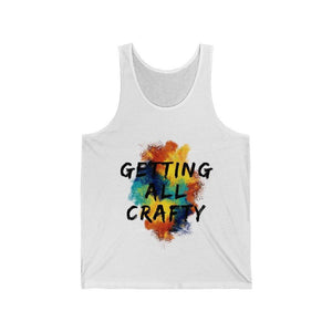 Getting All Crafty Unisex Jersey Tank GWG - Munchkin Place Shop 