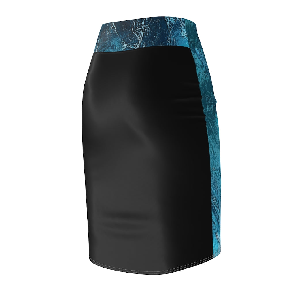 Torrent Tide  Women's Pencil Skirt