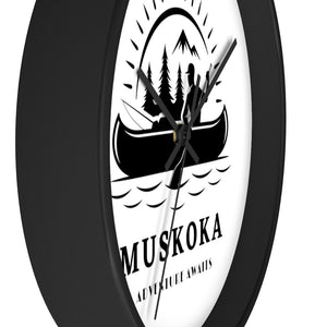 Muskoka Adventure Awaits ll Wall clock