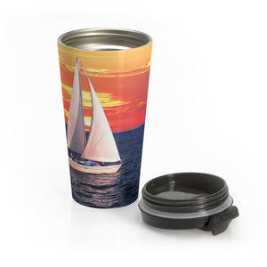 Come Sail Away Stainless Steel Travel Mug