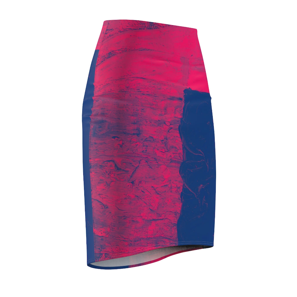 WSW Hot Pink Women's Pencil Skirt
