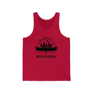 Muskoka Adventure Awaits Unisex Jersey Tank - Munchkin Place Shop 