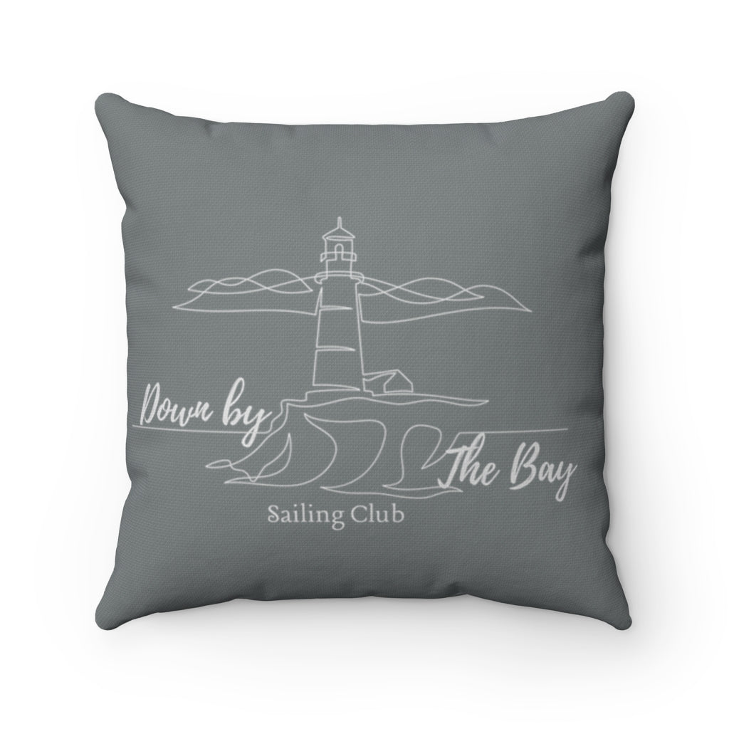 Down By The Bay Sailing Club Square Pillow