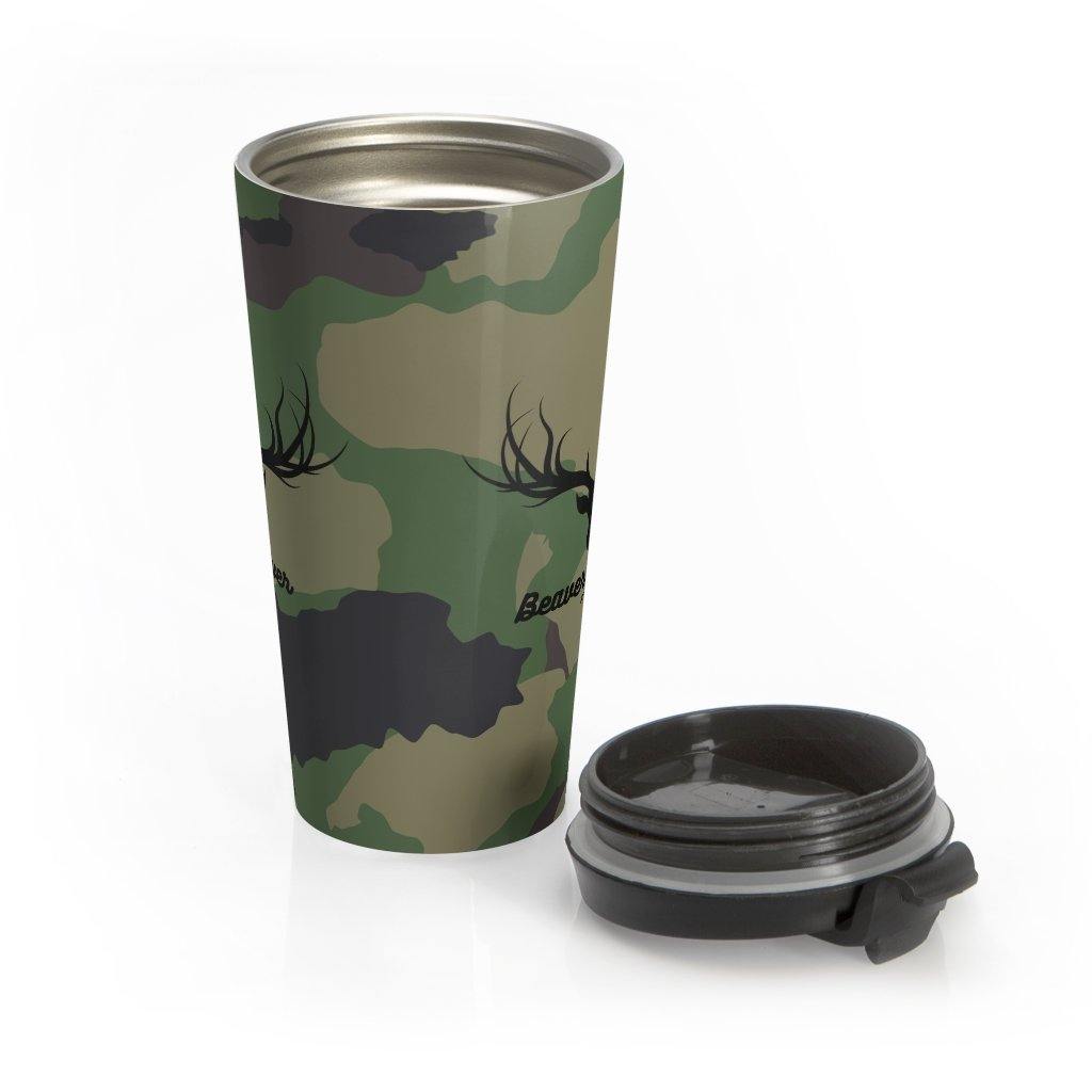 Beaver River Camo Stainless Steel Travel Mug MP Inc - Munchkin Place Shop 