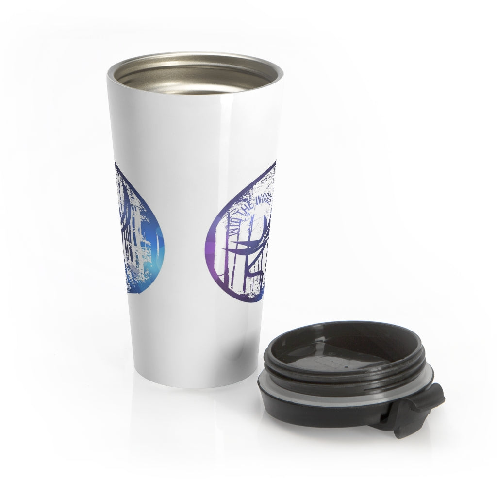 Into The Woods Stainless Steel Travel Mug Logo ll