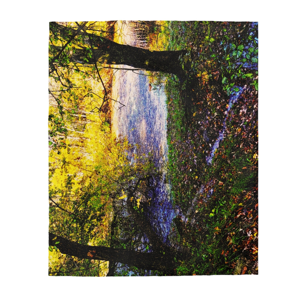 Beaver River Velveteen Plush Blanket