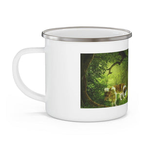 Saint Bernard Enamel Camping Mug - Munchkin Place Shop 