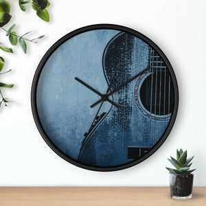 Axe In The Blues Wall clock