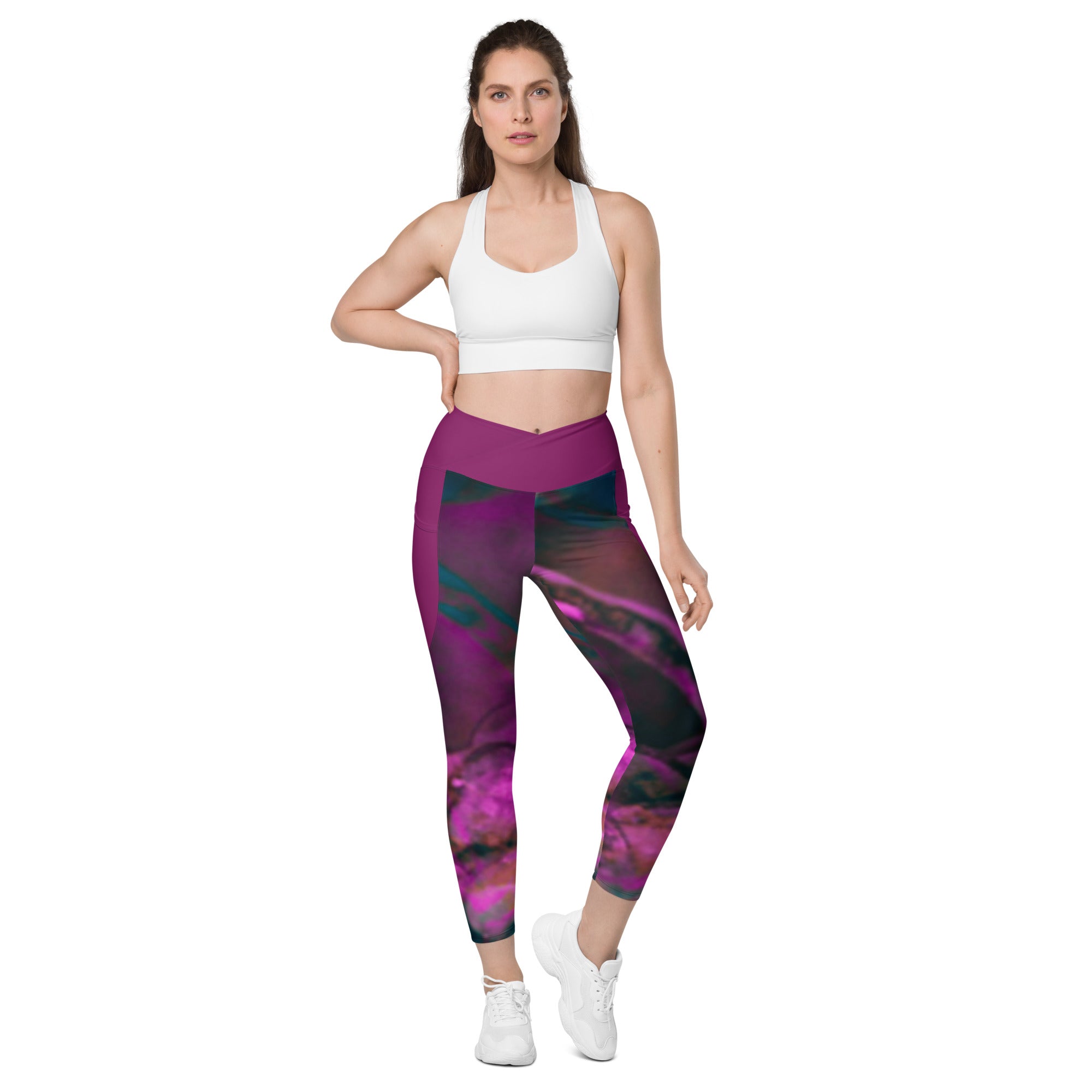 Rise Crossover leggings with pockets