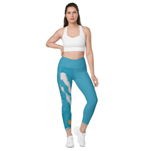 Clouds Crossover leggings with pockets