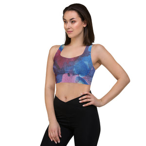 Notes In The Light  Longline sports bra