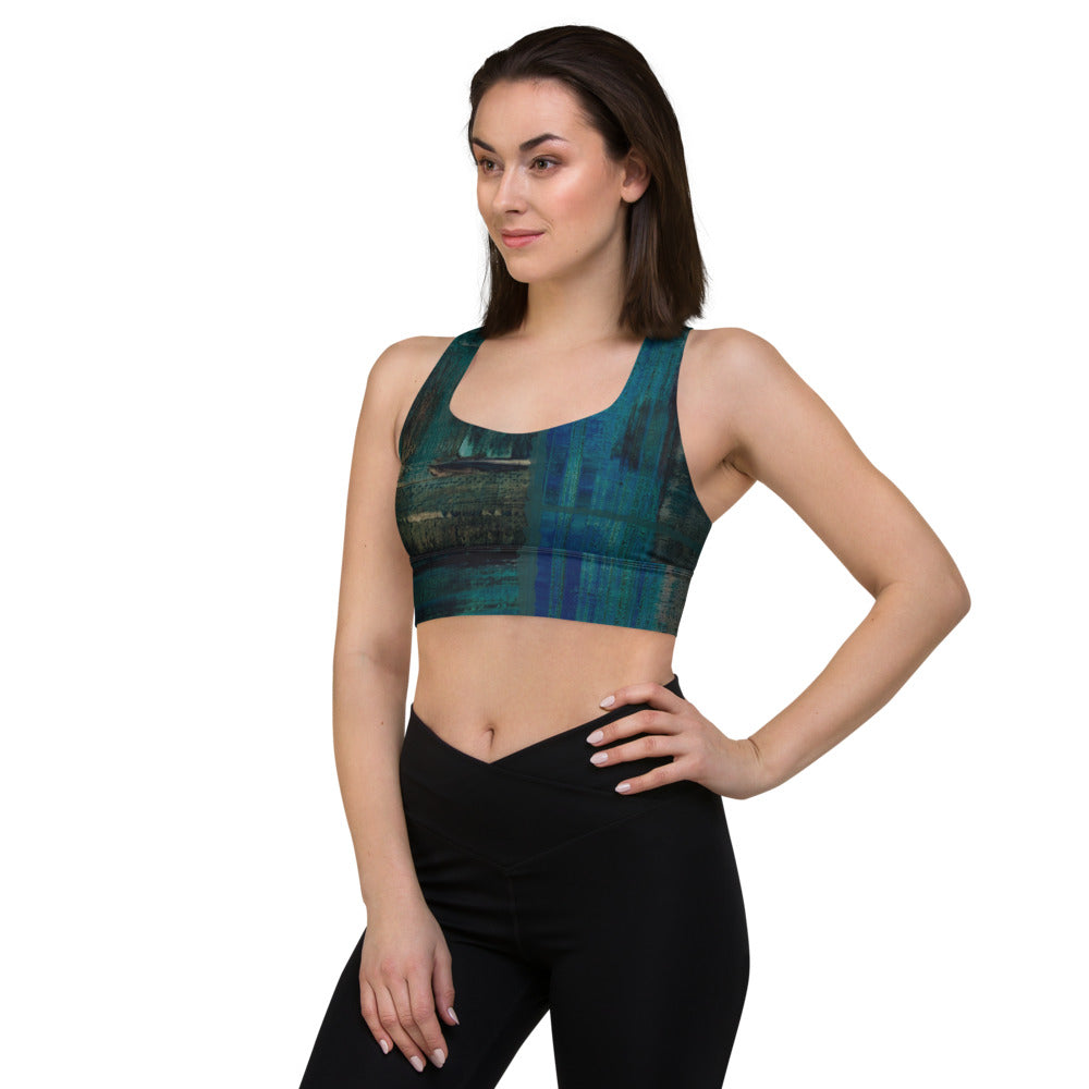 Dark Waters Longline sports bra