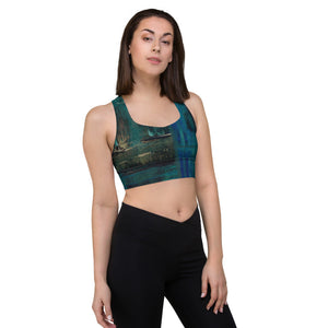 Dark Waters Longline sports bra