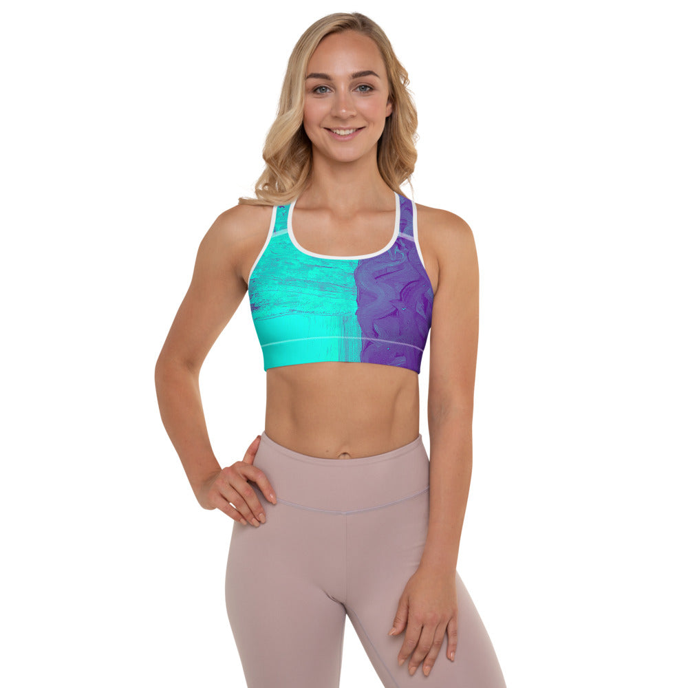 Teal WSW Padded Sports Bra