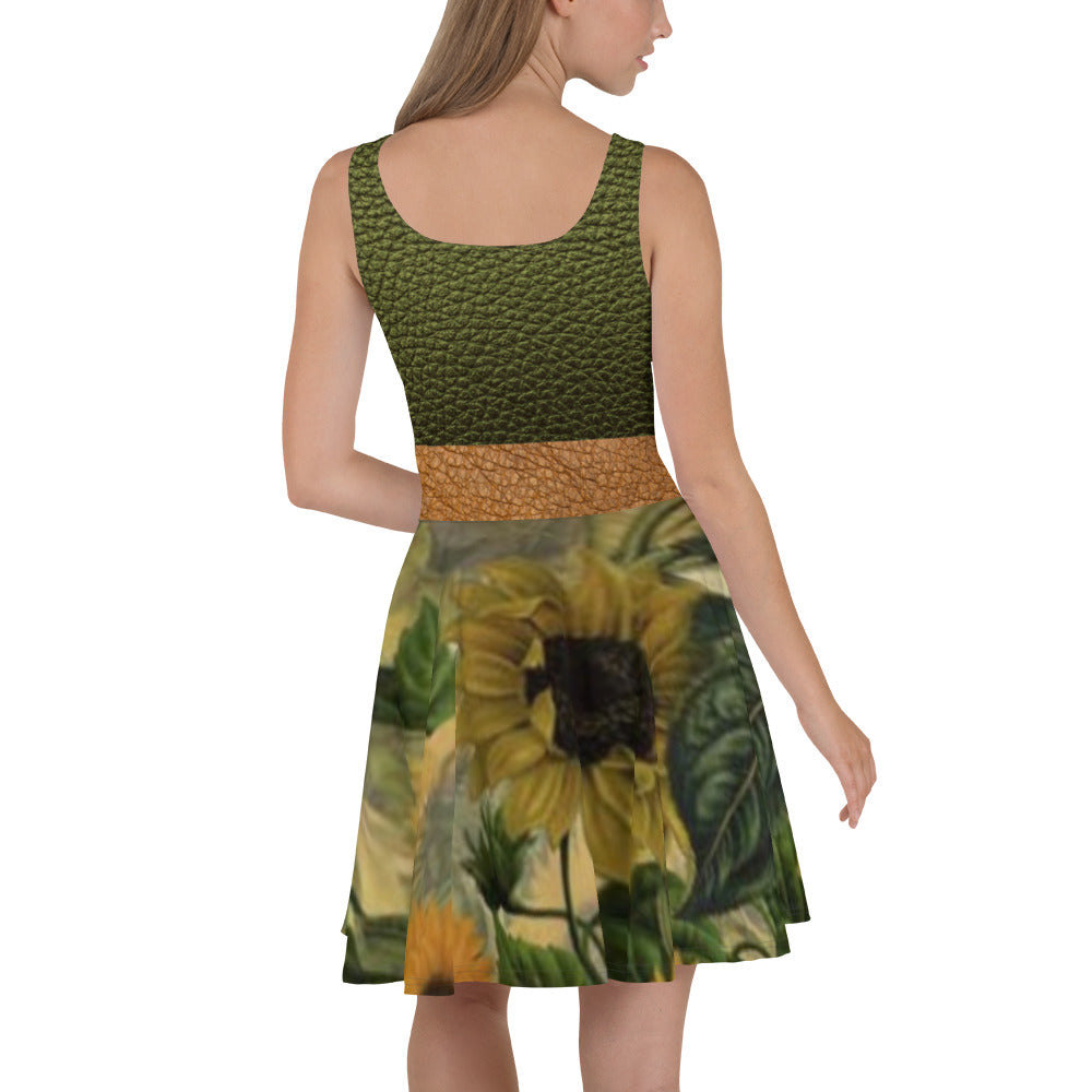 Sunflower Skater Dress