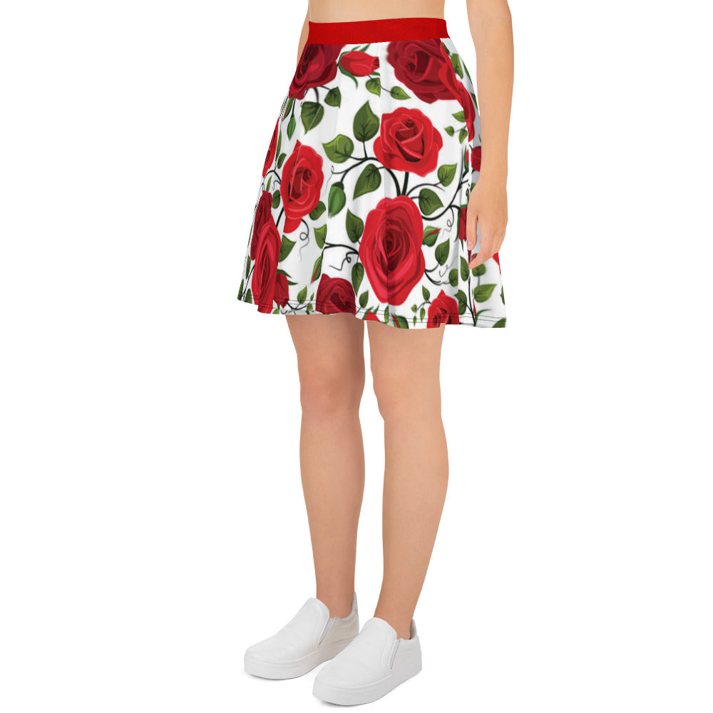 Perfect Rose Skater Skirt