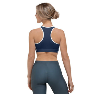 Down By The Bay Navy Sports bra - Munchkin Place Shop 