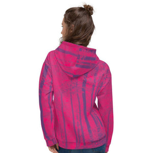 Into the Woods Unisex Hoodie in Hot Pink 2XL Special Custom Sale $15 off Regular $64.99 Price