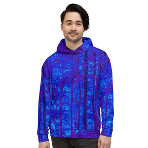 Into the Woods Mystical Blue Unisex Hoodie - Munchkin Place Shop 