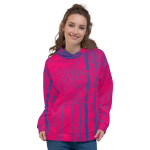 Into the Woods Hot Pink Unisex Hoodie