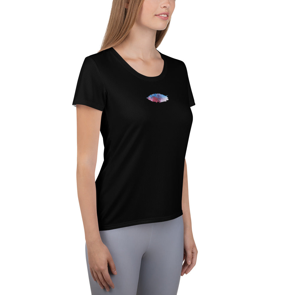 Notes In The Dark Women's Athletic T-shirt