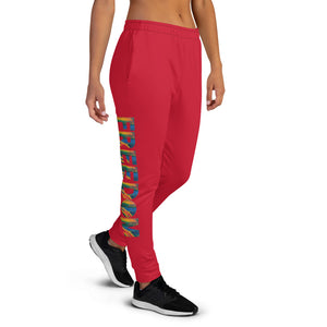 Freedom Women's Joggers in Red