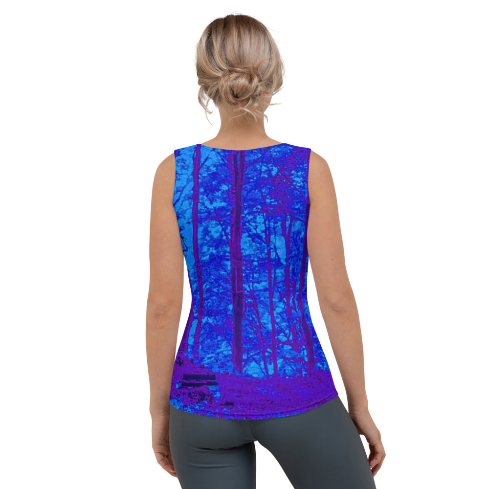 Into the Woods Mystic Blue Tank Top