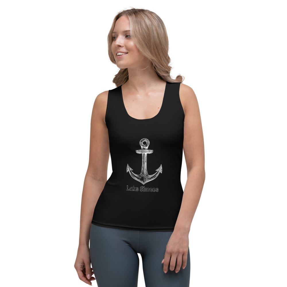 Lake Simcoe Tank Top in Black