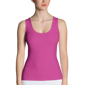 ICONIC Hot Pink Tank Top in Gold