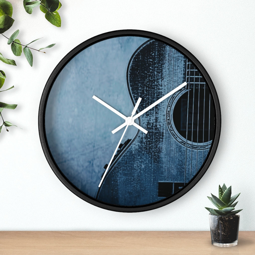 Axe In The Blues Wall clock