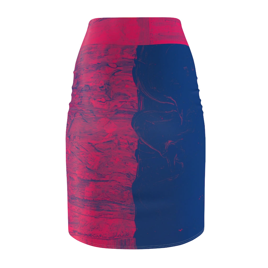WSW Hot Pink Women's Pencil Skirt