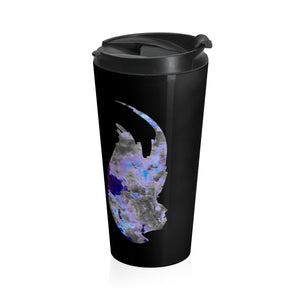 Bloom Within Abstract Stainless Steel Travel Mug
