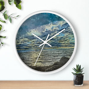 Serene Harbour Wall clock