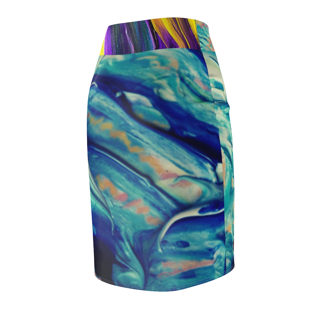 Torrent Tide Women's Pencil Skirt
