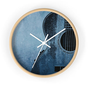 Axe In The Blues Wall clock