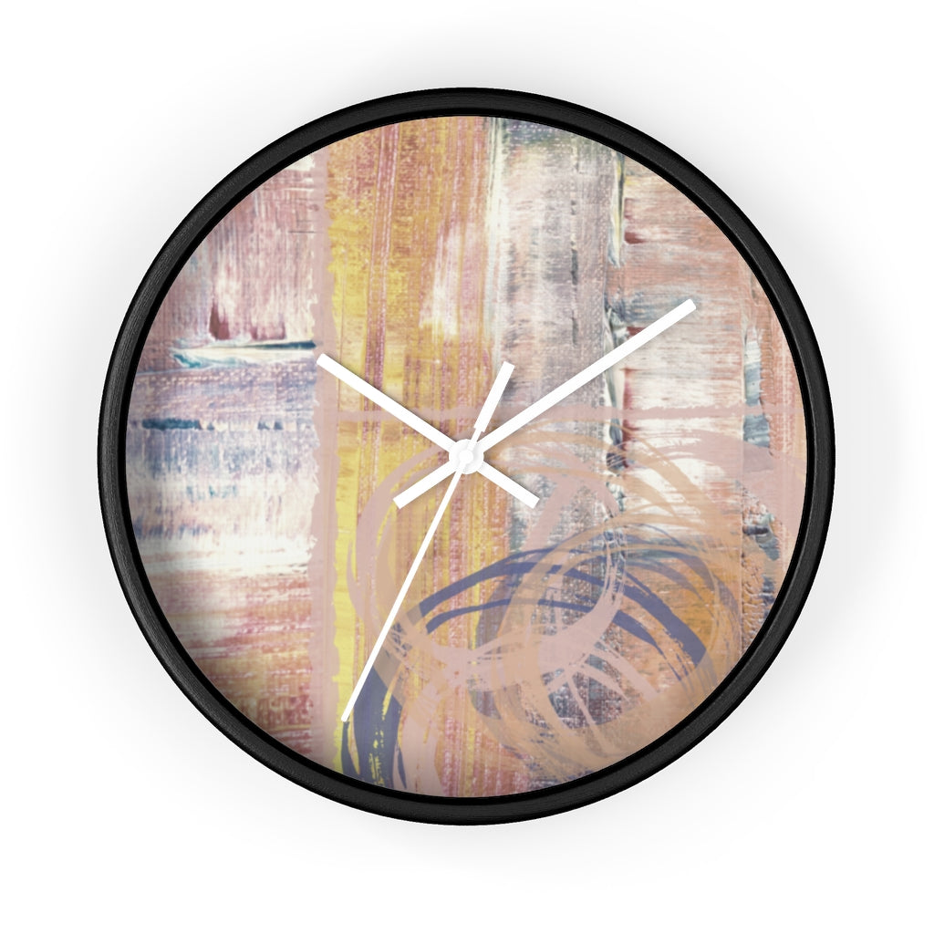 Blurred Leitung Wall clock