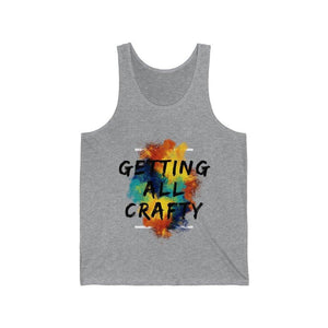 Getting All Crafty Unisex Jersey Tank GWG - Munchkin Place Shop 