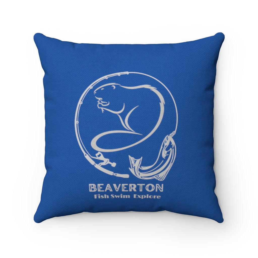Beaverton Square Pillow in Blue